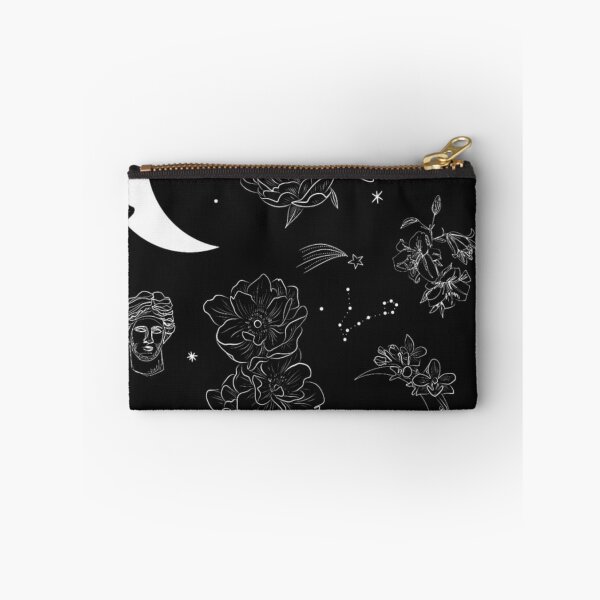 Item preview, moon and flowers  designed and sold by HowlingClothing.