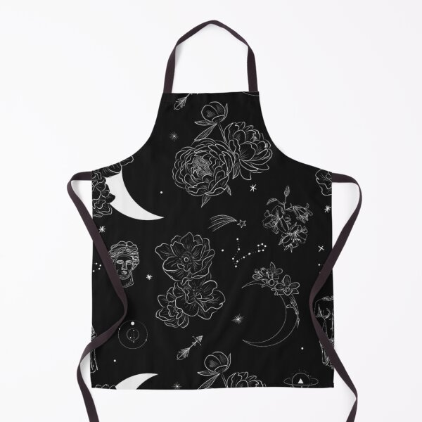 Item preview, moon and flowers designed and sold by HowlingClothing.
