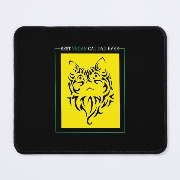Item preview, BEST VEGAN CAT DAD EVER designed and sold by YSNbr.