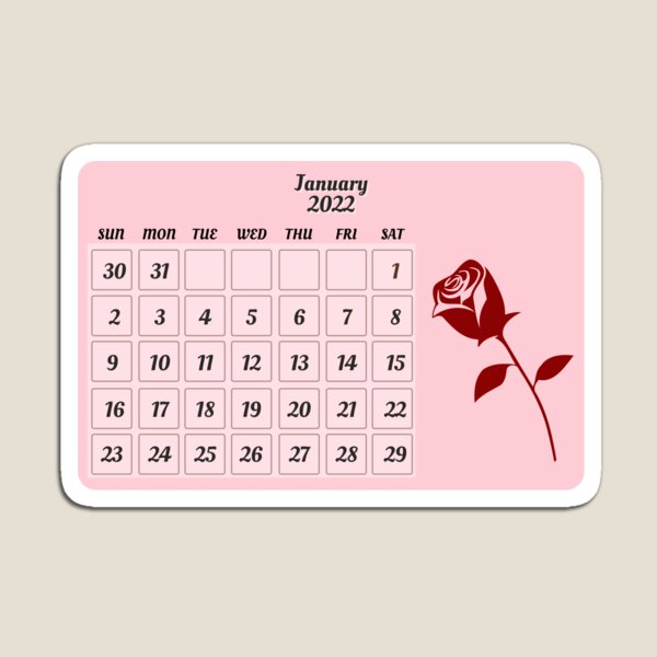 Artikelvorschau, 2022 Kalender Januar entworfen und verkauft von Vyapari.