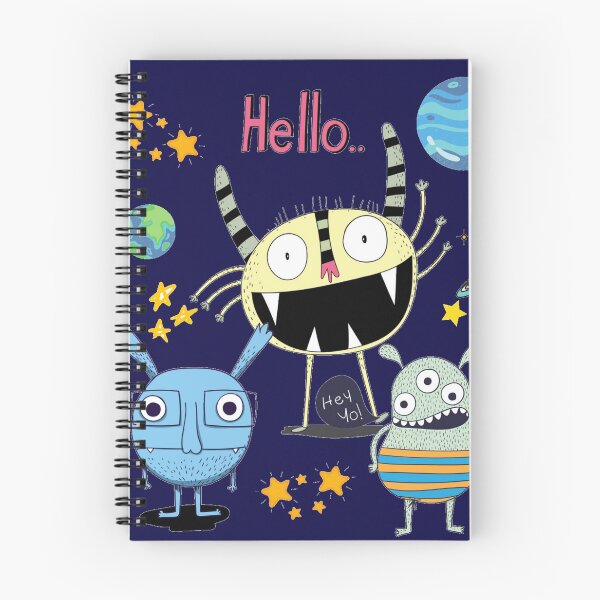 Item preview, LITTLE MONSTERS SAY HELLO designed and sold by Kwayako.
