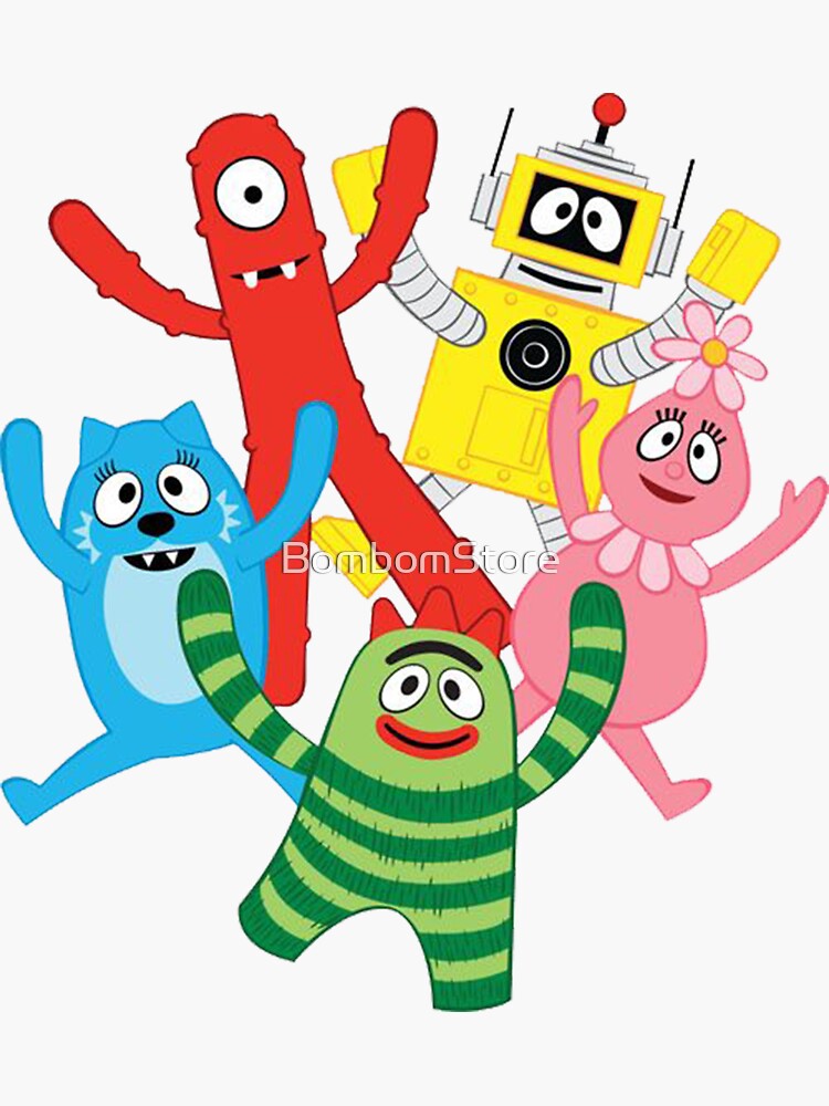 "Yo Gabba Gabba" Sticker by BombomStore | Redbubble