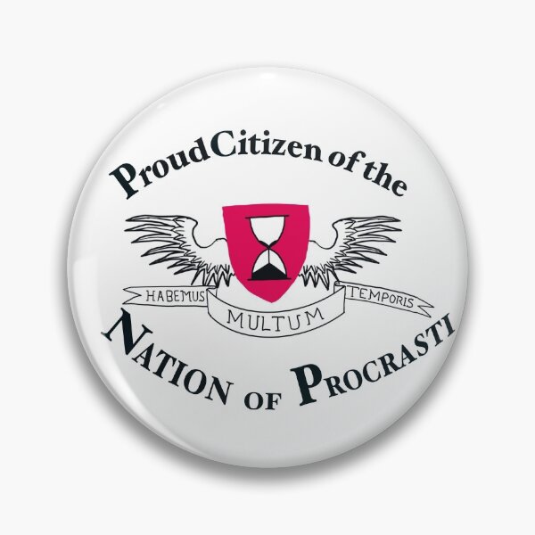 Item preview, Procrasti Nation designed and sold by redpenblackpen.