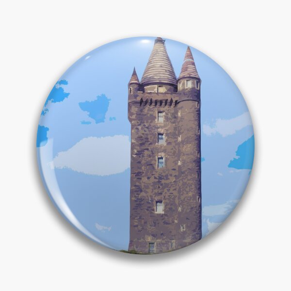 Item preview, Old Poster Style of Scrabo Tower, Newtownards, Northern Ireland designed and sold by Drew McAvoy.