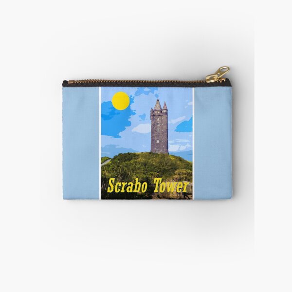 Item preview, Old Poster Style of Scrabo Tower, Newtownards, Northern Ireland designed and sold by Drew McAvoy.