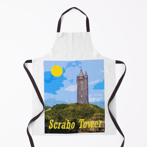 Item preview, Old Poster Style of Scrabo Tower, Newtownards, Northern Ireland designed and sold by Drew McAvoy.