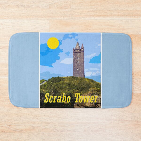 Item preview, Old Poster Style of Scrabo Tower, Newtownards, Northern Ireland designed and sold by Drew McAvoy.