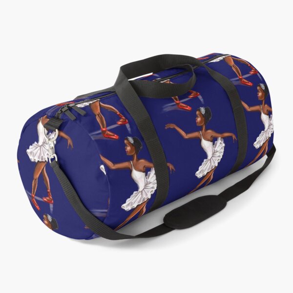 Item preview, Ballet in red shoes - ballerina doing pirouette in white tutu and red shoes  - brown skin ballerina designed and sold by Artonmytee.