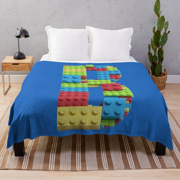 Item preview, Building Brick Initial B in Primary Colors designed and sold by TheFlyingPug.