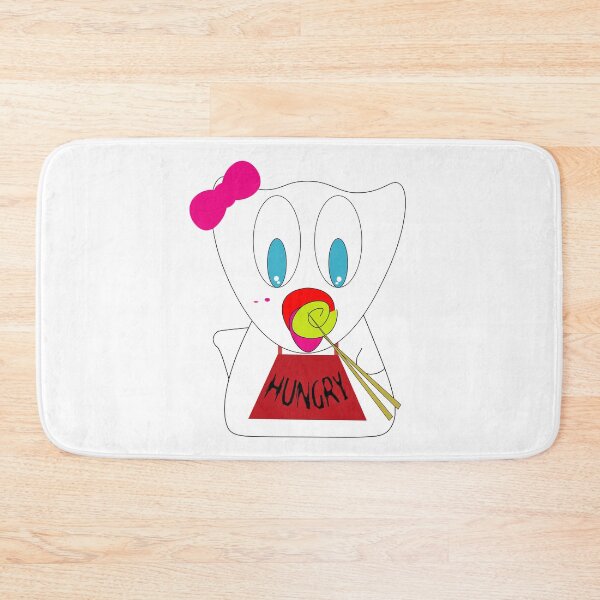 Item preview,  HUNGRY ghost white ghost my work funny cute gifts designed and sold by karim-666.