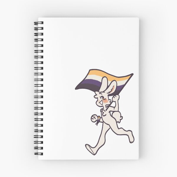 Item preview, Bunny Nonbinary Pride designed and sold by milk candy.