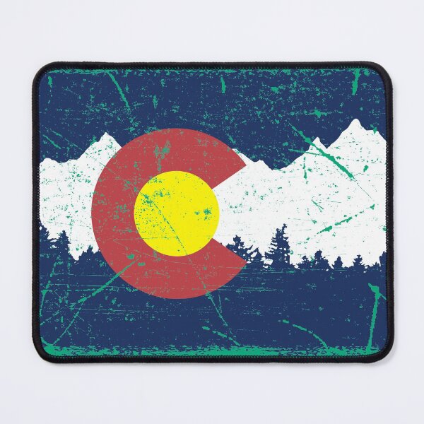 Item preview, Vintage Colorado Flag Mountains designed and sold by S Cube Design.