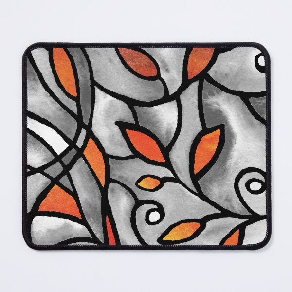 Item preview, Art Nouveau Batik Stained Glass Style Watercolor Art III designed and sold by Irina Sztukowski.