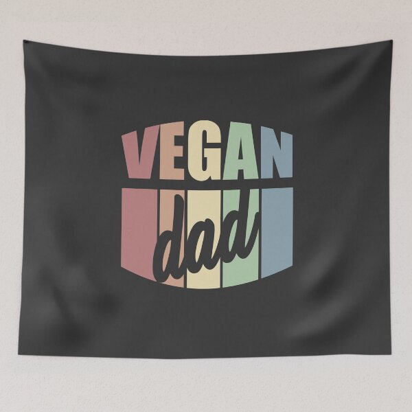 Item preview, Vegan Dad Retro For Vegan Fathers designed and sold by nanogarbanzo.