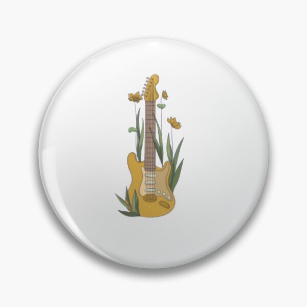 Item preview, guitar sticker designed and sold by Realisticflowz.