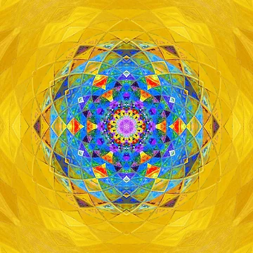 Artwork thumbnail, Kaleidoscope - Spangles by RAdley21