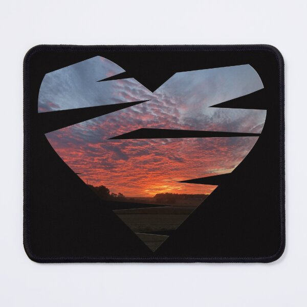 Item preview, Abstract Sunset Heart designed and sold by AloraDawnEve.