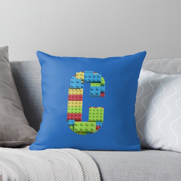 Item preview, Building Brick Initial C in Primary Colors designed and sold by TheFlyingPug.