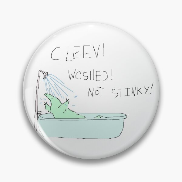 Item preview, Clean! Washed! Not stinky! designed and sold by Vincent Briggs.