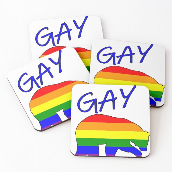 Item preview, Gay Rainbow Bear Graphic designed and sold by LthrDaddyBear.