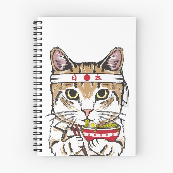 Item preview, Kung Fu Cat Eating Noodles designed and sold by spirit-of-art.