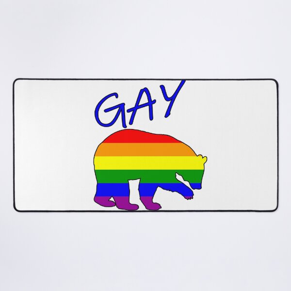 Item preview, Gay Rainbow Bear Graphic designed and sold by LthrDaddyBear.