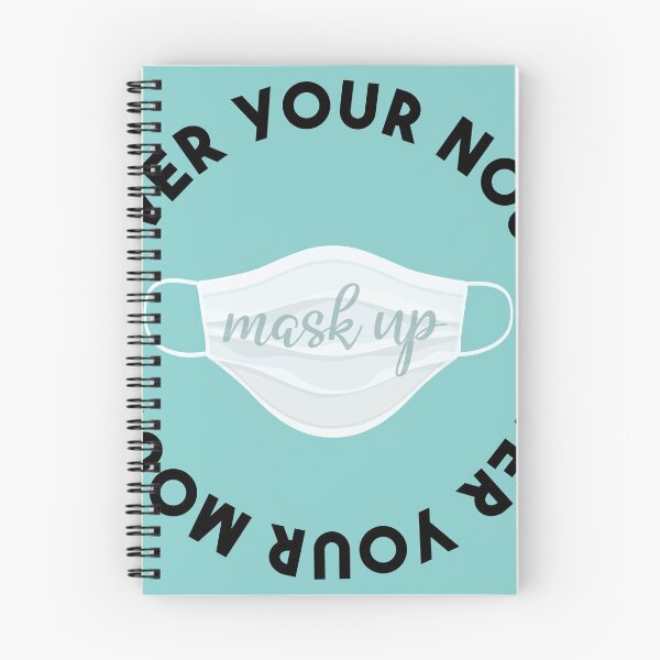 Item preview, Mask Up | Over Your Nose | Over Your Mouth designed and sold by puppiesonabus.