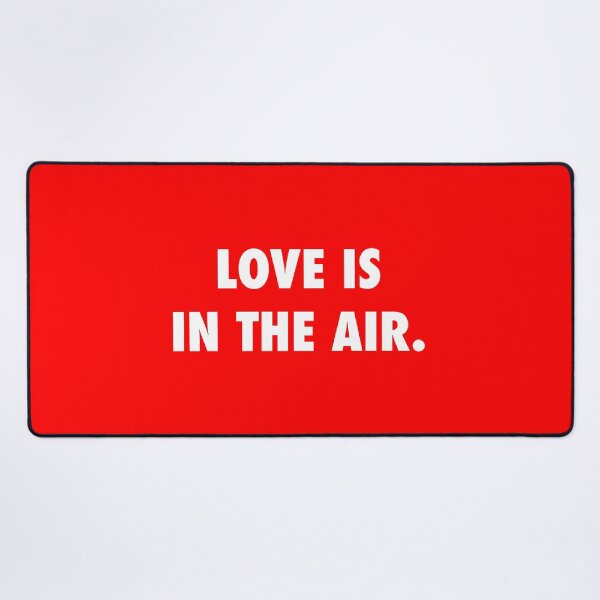 Item preview, Love is in the air (typography) designed and sold by projectpuck.