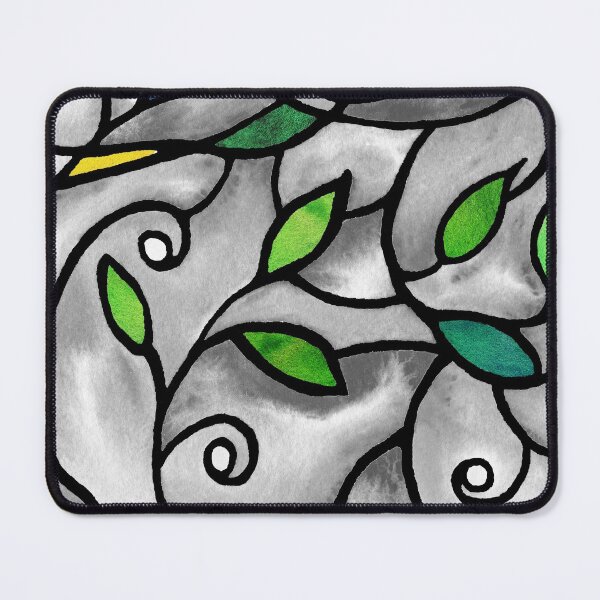 Item preview, Art Nouveau Batik Stained Glass Style Watercolor Art VIII designed and sold by Irina Sztukowski.