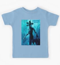 Stranger Things Poster (blue Nightmare) Kids Tee