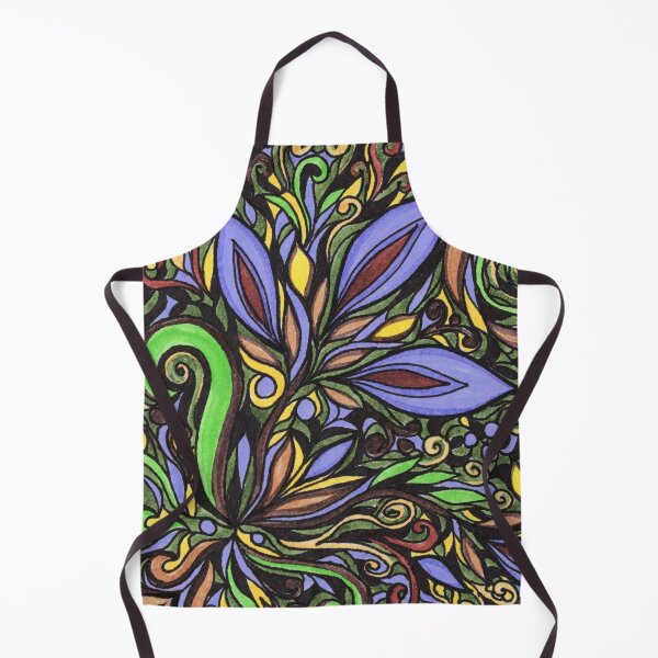 Item preview, Art Nouveau Batik Stained Glass Style Watercolor Art IX designed and sold by Irina Sztukowski.