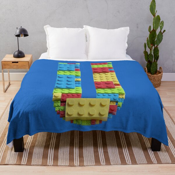 Item preview, Building Brick Initial U in Primary Colors designed and sold by TheFlyingPug.