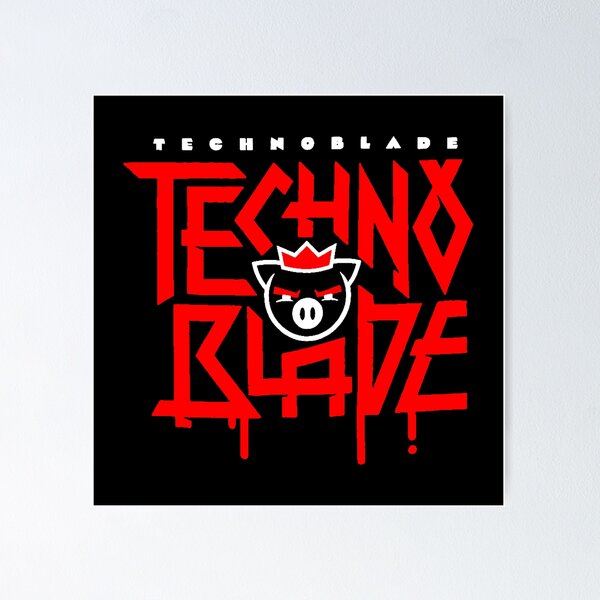 Item preview, TechnoBlade Red Logo designed and sold by Pandzas.