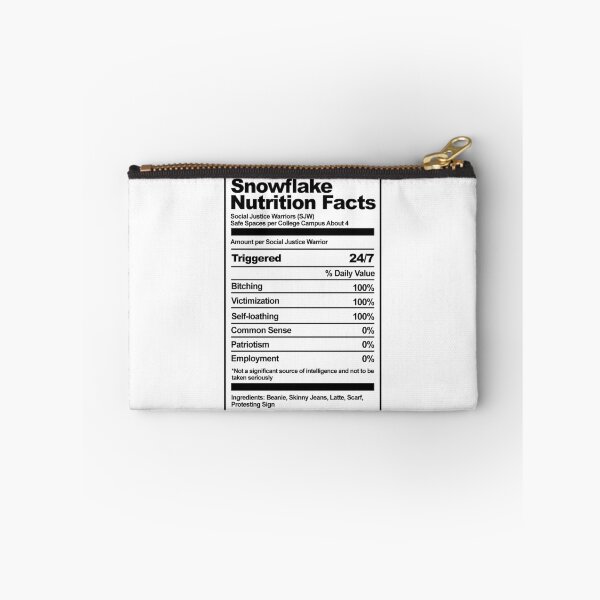 Item preview, Snowflake Nutrition Facts  designed and sold by T-ShirtGuy.