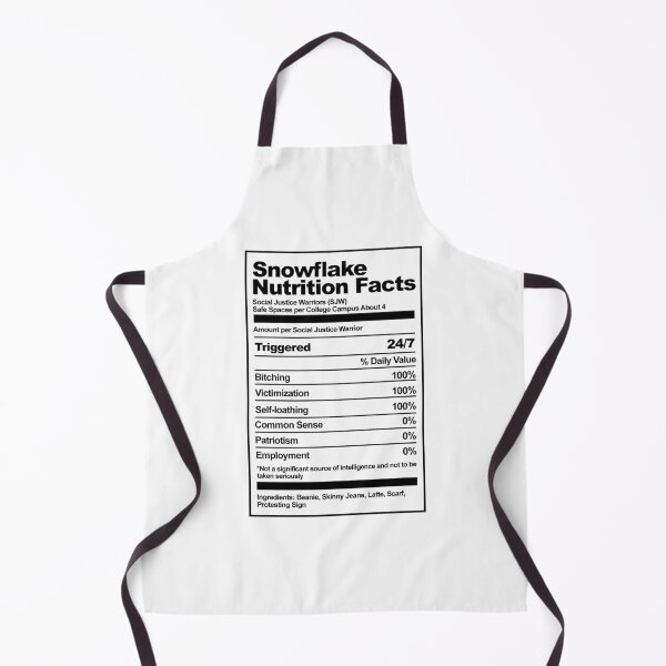 Item preview, Snowflake Nutrition Facts  designed and sold by T-ShirtGuy.