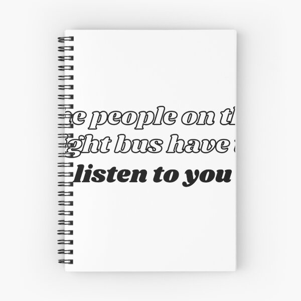 Item preview, the people on the night bus have to listen to you designed and sold by ouiouiitslucyb1.