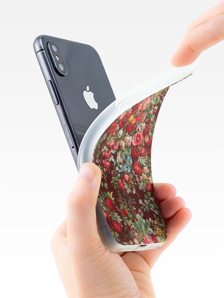 Thumbnail 4 of 5, iPhone Case, Vintage Flower Pattern, Roses designed and sold by patternme.