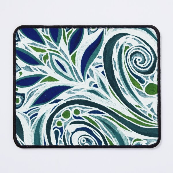 Item preview, Art Nouveau Batik Stained Glass Style Watercolor Art XII designed and sold by Irina Sztukowski.