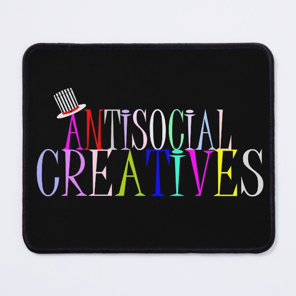 Item preview, ANTISOCIAL CREATIVES ORIGINAL LOGO (FUNHOUSE) designed and sold by Antisocial Creatives.