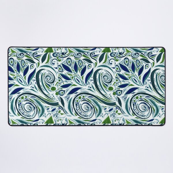 Item preview, Art Nouveau Batik Stained Glass Style Watercolor Art XII designed and sold by Irina Sztukowski.