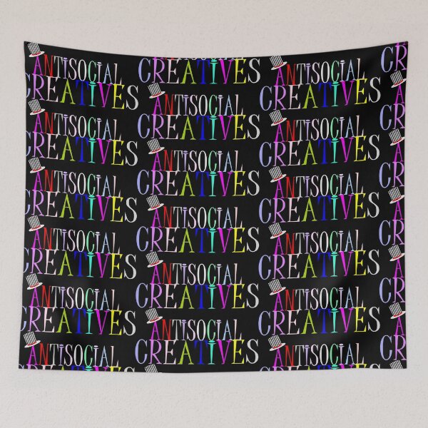 Item preview, ANTISOCIAL CREATIVES ORIGINAL LOGO (FUNHOUSE) designed and sold by Antisocial Creatives.