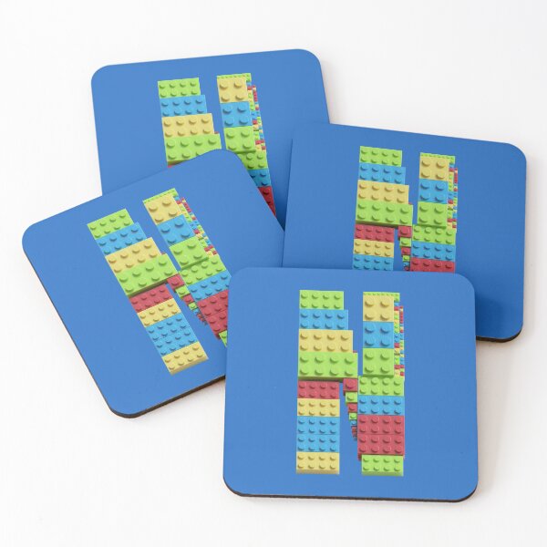 Item preview, Building Brick Initial N in Primary Colors designed and sold by TheFlyingPug.