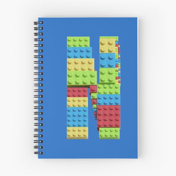 Item preview, Building Brick Initial N in Primary Colors designed and sold by TheFlyingPug.