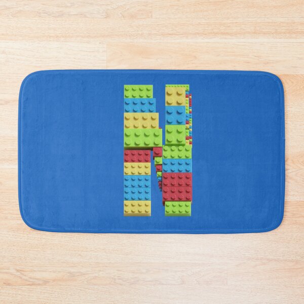 Item preview, Building Brick Initial N in Primary Colors designed and sold by TheFlyingPug.