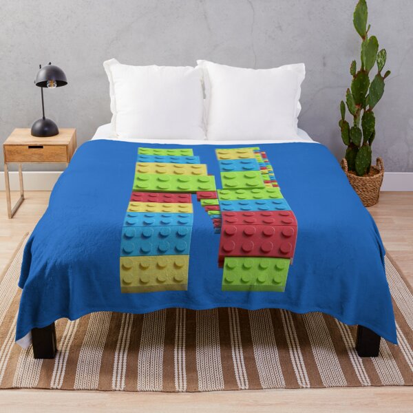 Item preview, Building Brick Initial N in Primary Colors designed and sold by TheFlyingPug.