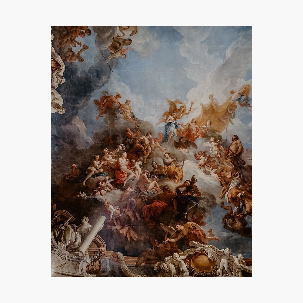 Renaissance Angels In Sky | Art Print