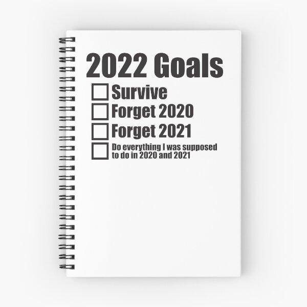 Item preview, New Years Check List Resolution Funny 2022 designed and sold by RoguePixel.