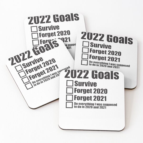 Item preview, New Years Check List Resolution Funny 2022 designed and sold by RoguePixel.