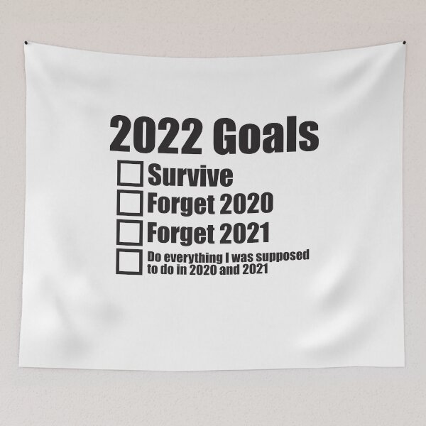 Item preview, New Years Check List Resolution Funny 2022 designed and sold by RoguePixel.