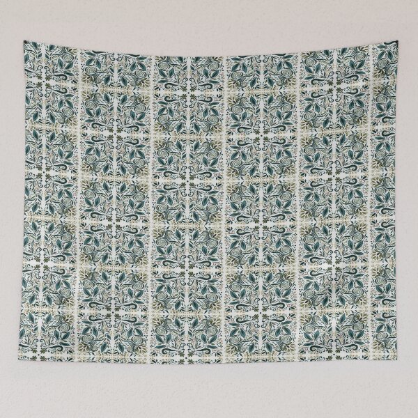 Item preview, Art Nouveau Batik Stained Glass Style Watercolor Art XVIII designed and sold by Irina Sztukowski.